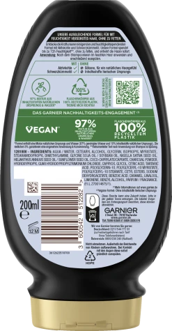 Garnier Wahre Schätze Ausgleichende Spülung Anziehende Aktivkohle & Schwarzkümmelöl -Mandarina Duck Fragrances-Shop MAM 10064512 SHOP IMAGE 1.4