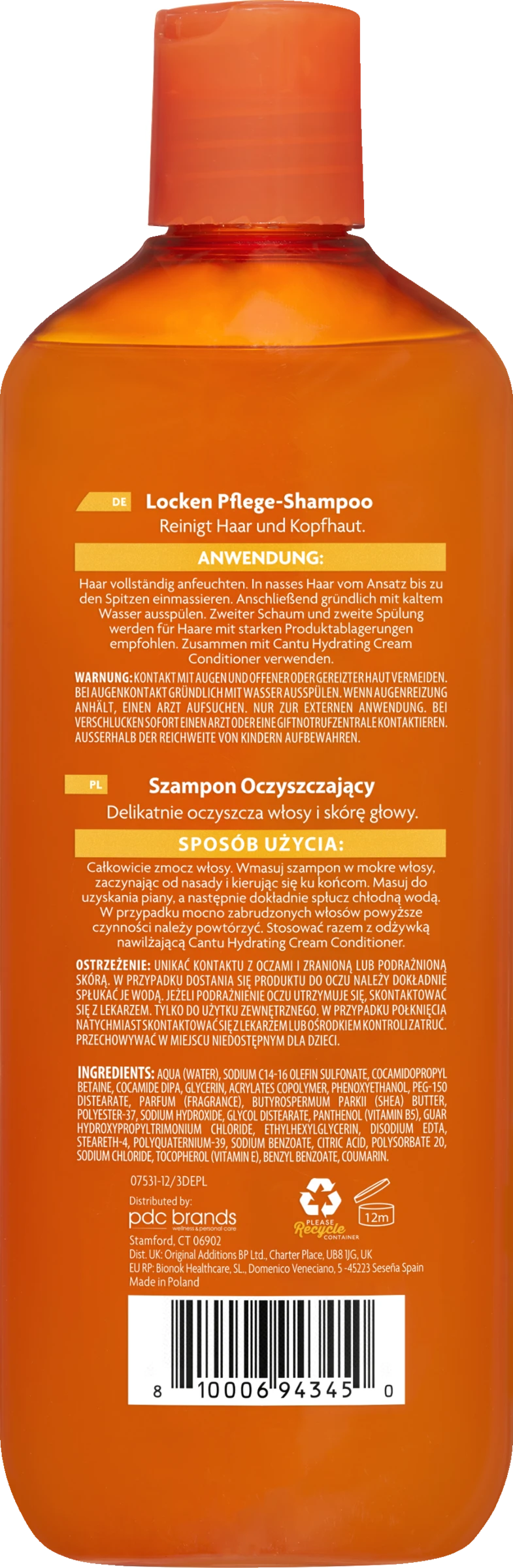 Cantu Sulfate-Free Cleansing Cream Shampoo 4 Cantu Sulfate-Free Cleansing Cream Shampoo – Bild 2