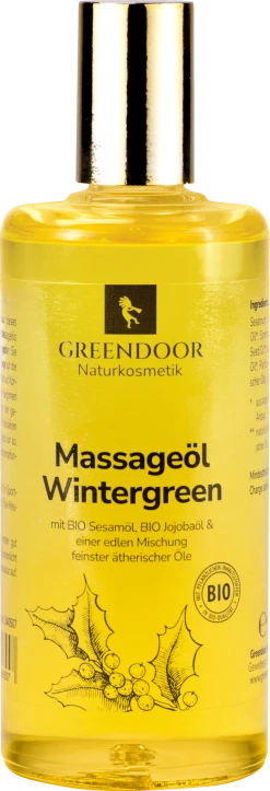 GREENDOOR Massageöl Wintergreen