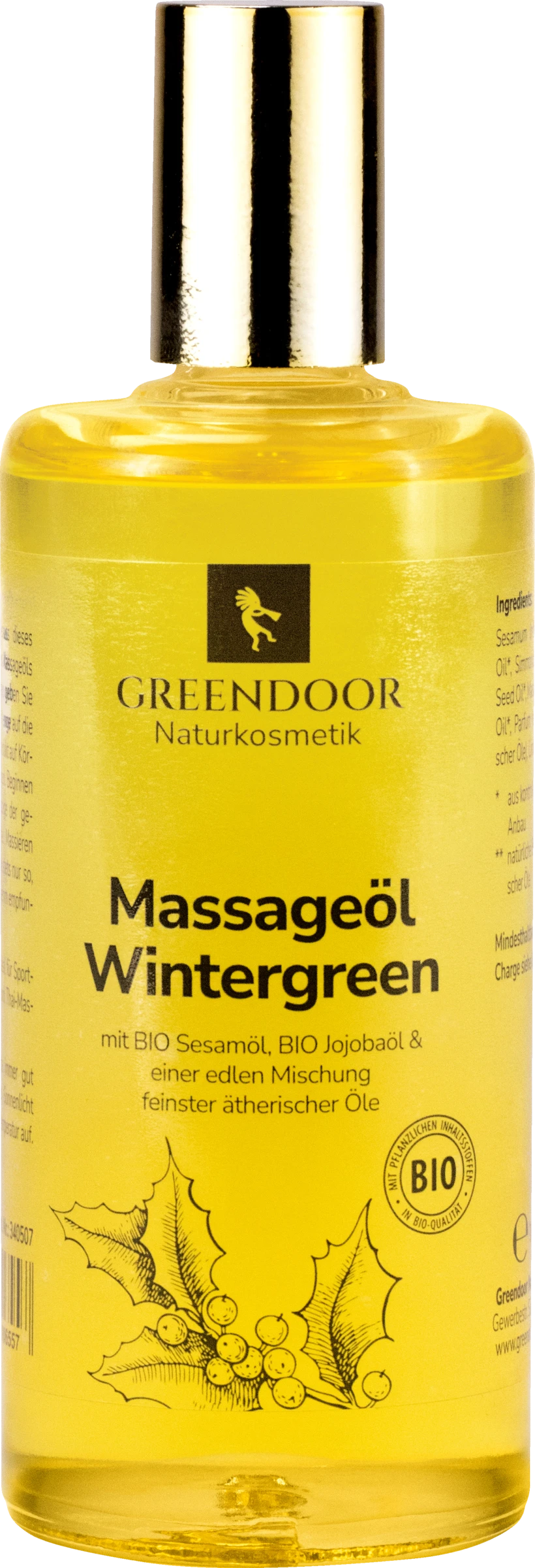 GREENDOOR Massageöl Wintergreen 3 GREENDOOR Massageöl Wintergreen