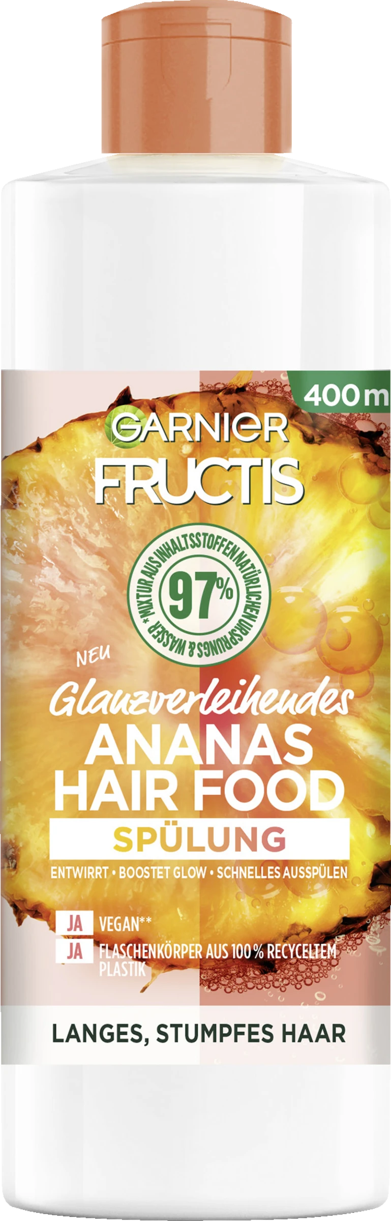 Garnier Fructis Glanzverleihendes Ananas Hair Food Spülung 3 Garnier Fructis Glanzverleihendes Ananas Hair Food Spülung