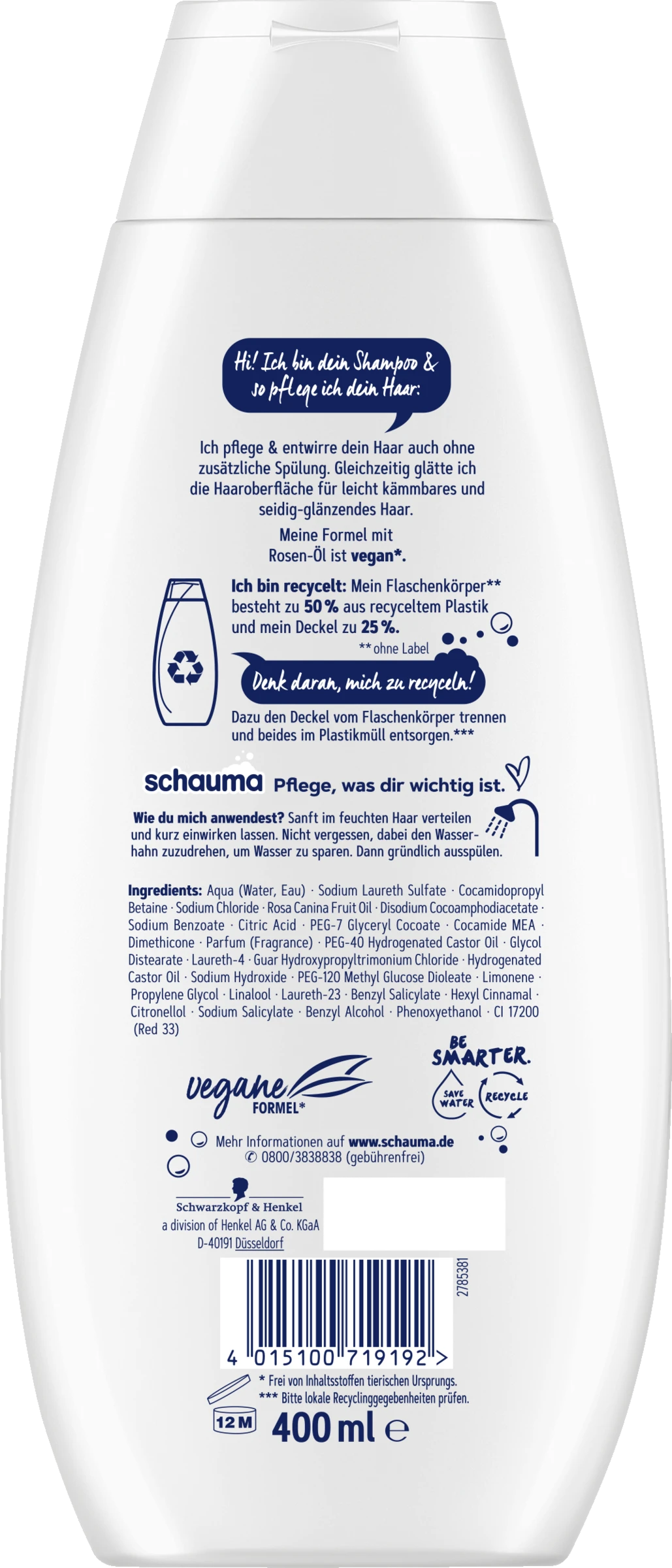 Schauma Seiden-Kamm Shampoo 4 Schauma Seiden-Kamm Shampoo – Bild 2