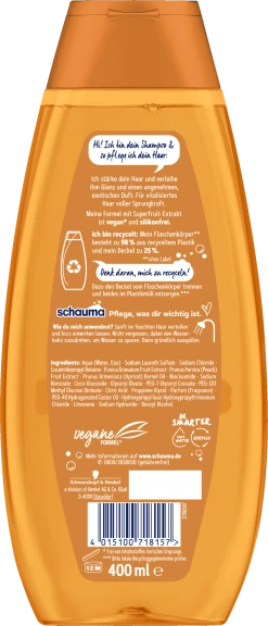 Schauma Superfruit & Glanz Shampoo -Mandarina Duck Fragrances-Shop MAM 10413981 SHOP IMAGE 1.4