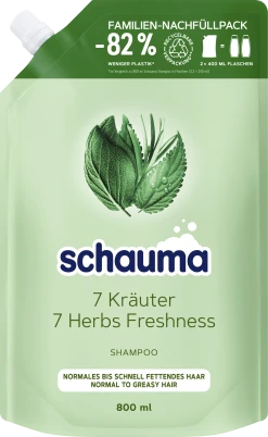Schauma 7 Kräuter Shampoo Nachfüllpack