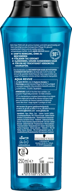 Alternative view of Schwarzkopf Gliss Aqua Revive Feuchtigkeits-Shampoo