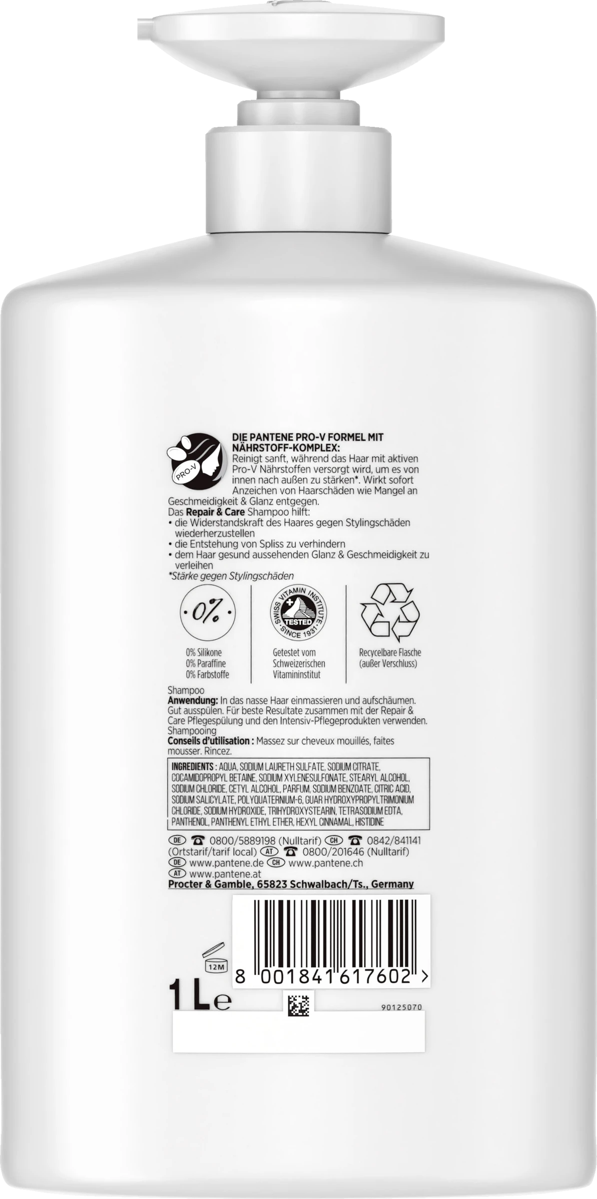 Pantene Pro-V Repair & Care Shampoo 4 Pantene Pro-V Repair & Care Shampoo – Bild 2