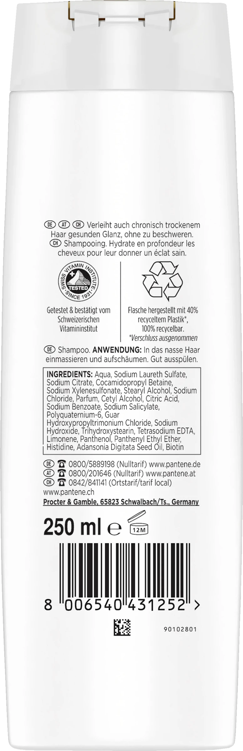 Pantene Pro-V Miracles Hydra Glow Feuchtigkeitsspendendes Shampoo 4 Pantene Pro-V Miracles Hydra Glow Feuchtigkeitsspendendes Shampoo – Bild 2