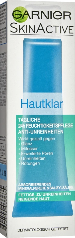 Garnier SkinActive Hautklar Tägliche 24h Feuchtigkeitspflege Anti-Unreinheiten