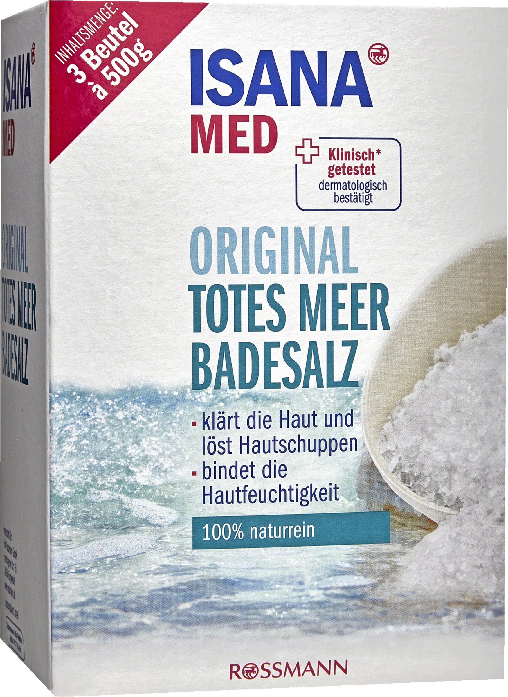ISANA Original Totes Meer Badesalz 4 ISANA Original Totes Meer Badesalz – Bild 2