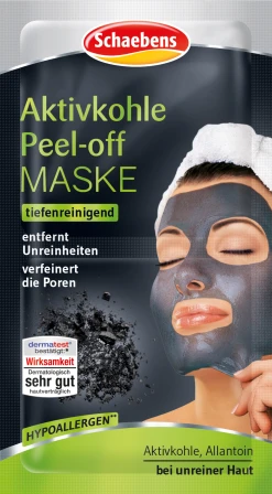 Schaebens Aktivkohle PEEL-OFF MASKE