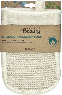 FOR YOUR Beauty Massage-Handschuh Hanf