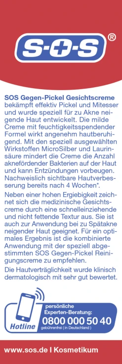 SOS Gegen-Pickel Gesichtscreme 9 SOS Gegen-Pickel Gesichtscreme -Mandarina Duck Fragrances-Shop MAM 6040106 SHOP IMAGE 1.2