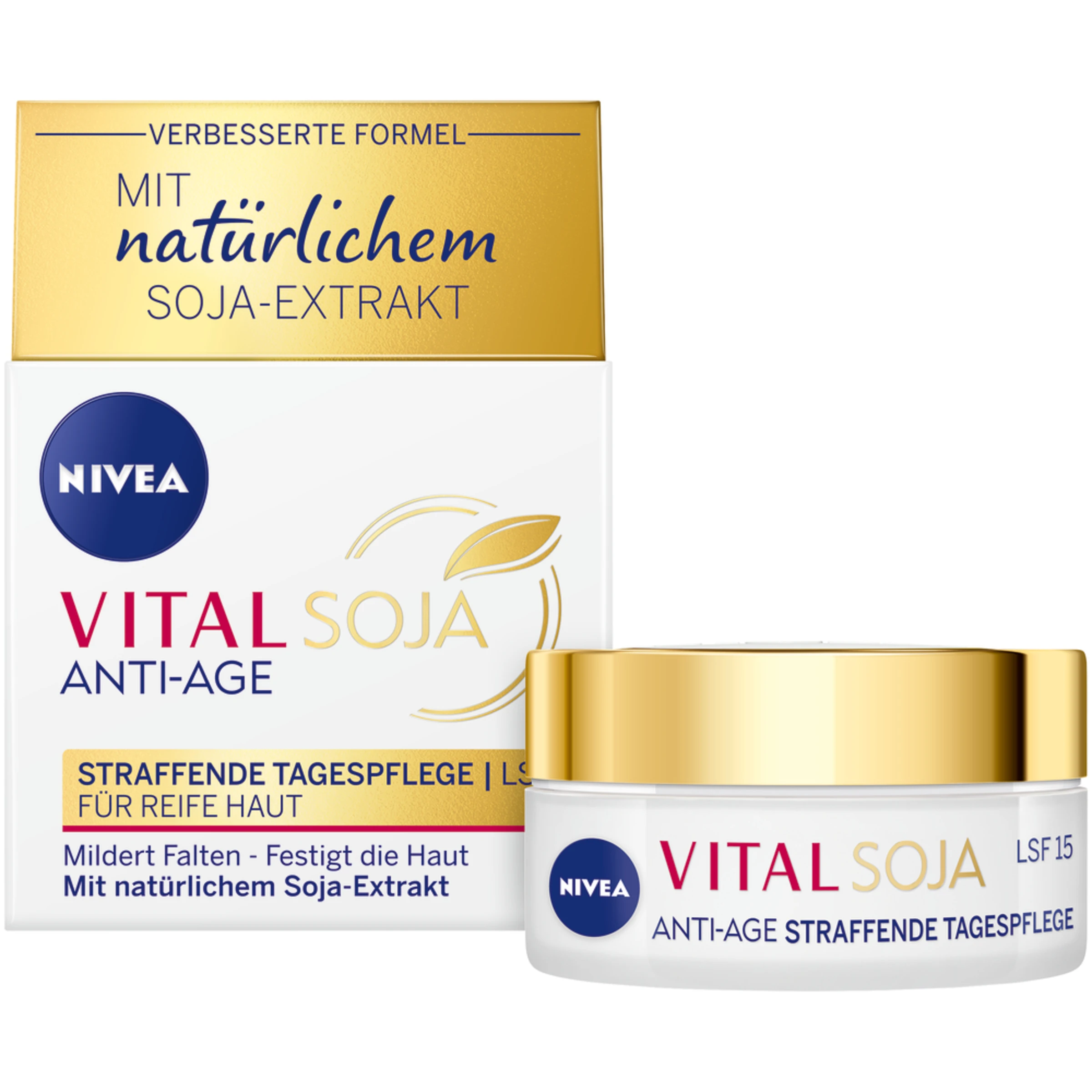 NIVEA VITAL Soja Anti-Age Straffende Tagespflege LSF 15 3 NIVEA VITAL Soja Anti-Age Straffende Tagespflege LSF 15