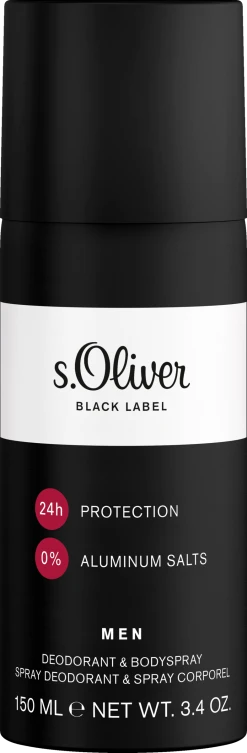 S.Oliver Men Deodorant & Bodyspray Black Label