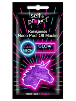 Selfie Project Reinigende Neon Peel-Off Maske #Glow In Violet