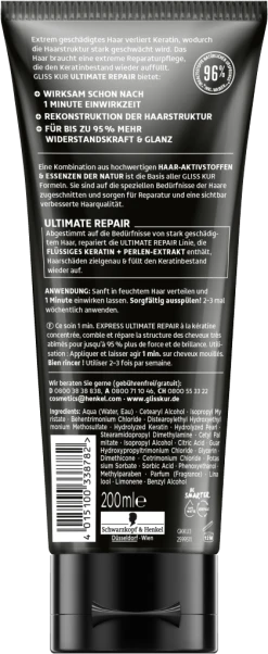 Schwarzkopf Gliss Kur Ultimate 1-Minute Express Kur -Mandarina Duck Fragrances-Shop MAM 6558001 SHOP IMAGE 2.0