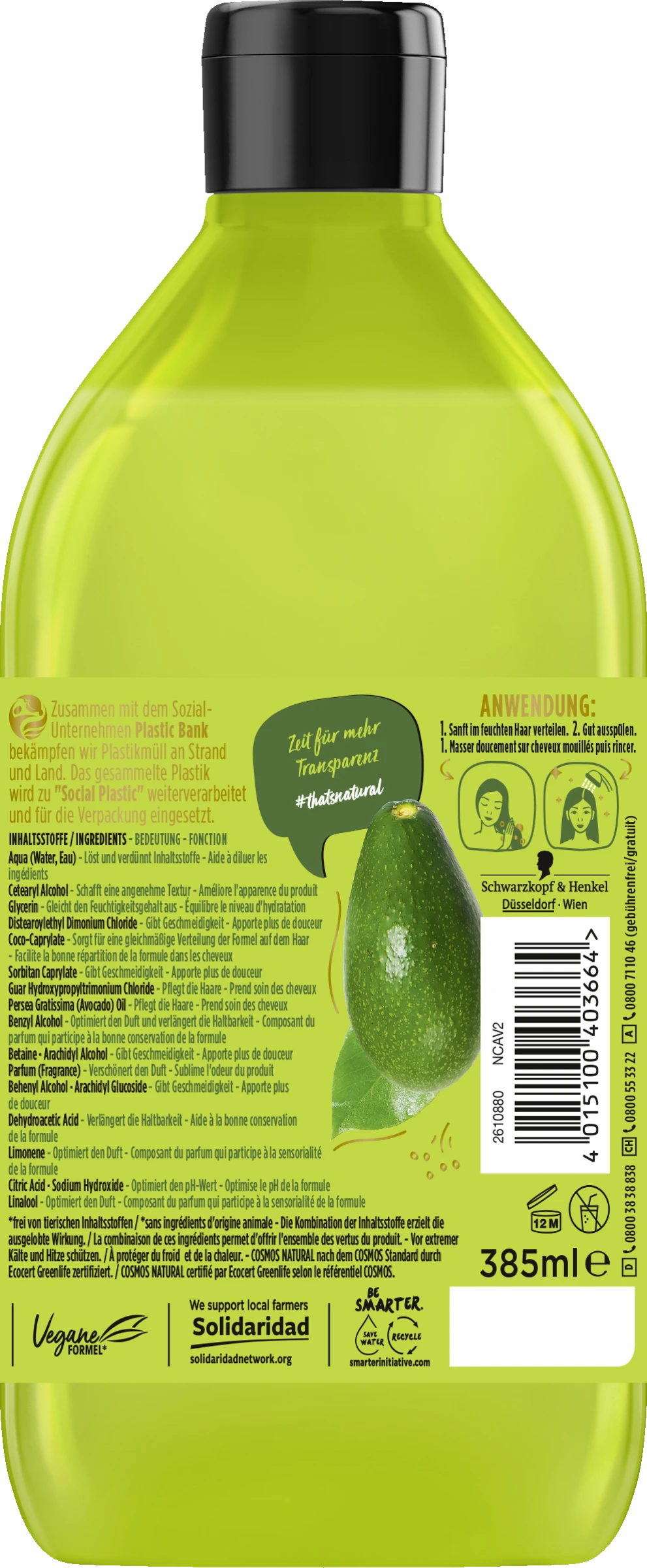 Nature Box Reparatur Spülung Mit Kaltgepresstem Avocado Öl 4 Nature Box Reparatur Spülung Mit Kaltgepresstem Avocado Öl – Bild 2