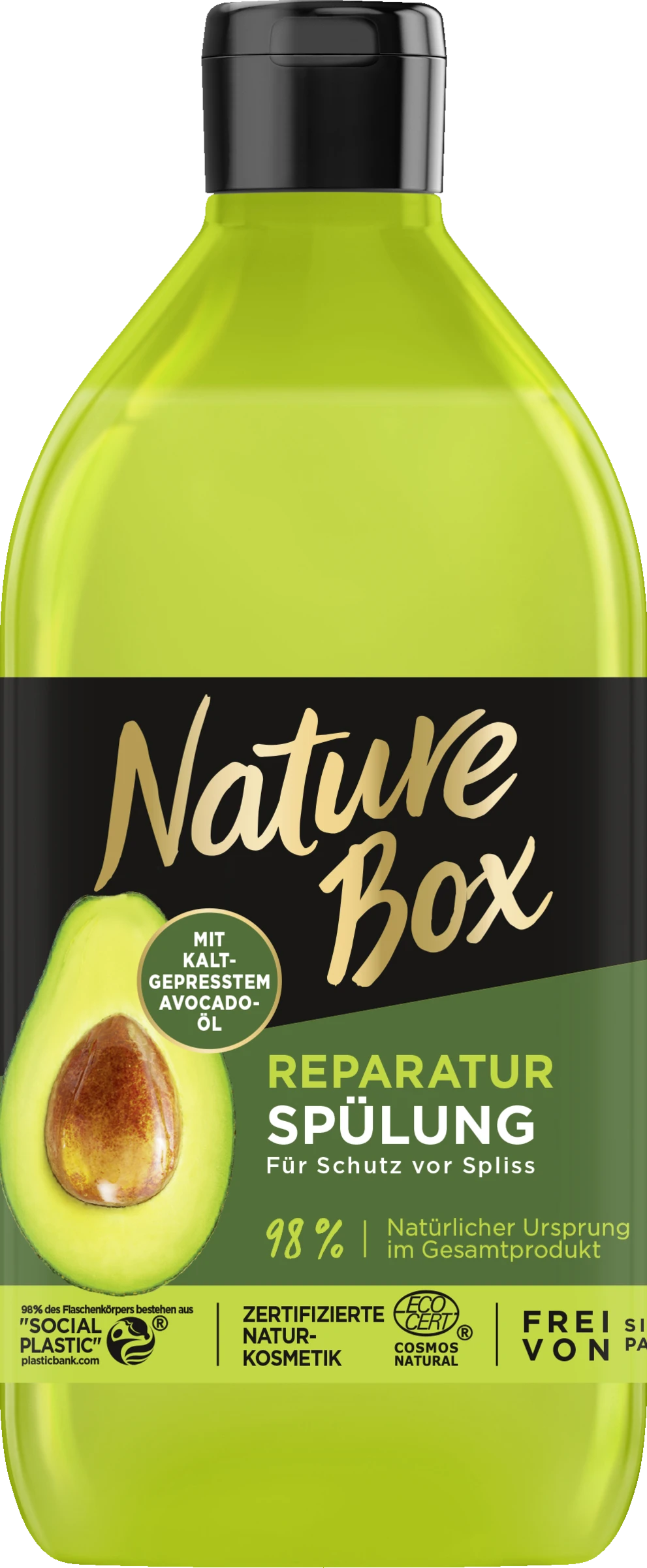 Nature Box Reparatur Spülung Mit Kaltgepresstem Avocado Öl 3 Nature Box Reparatur Spülung Mit Kaltgepresstem Avocado Öl