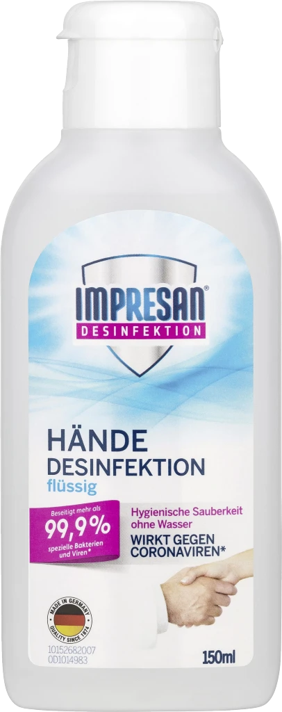 IMPRESAN Hände Desinfektion Flüssig 3 IMPRESAN Hände Desinfektion Flüssig