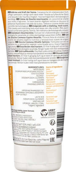 Weleda Vitality Vitalisierungs­dusche Sanddorn -Mandarina Duck Fragrances-Shop MAM 7005038 SHOP IMAGE 1.8