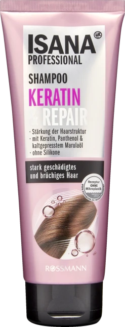ISANA PROFESSIONAL Shampoo Keratin & Repair