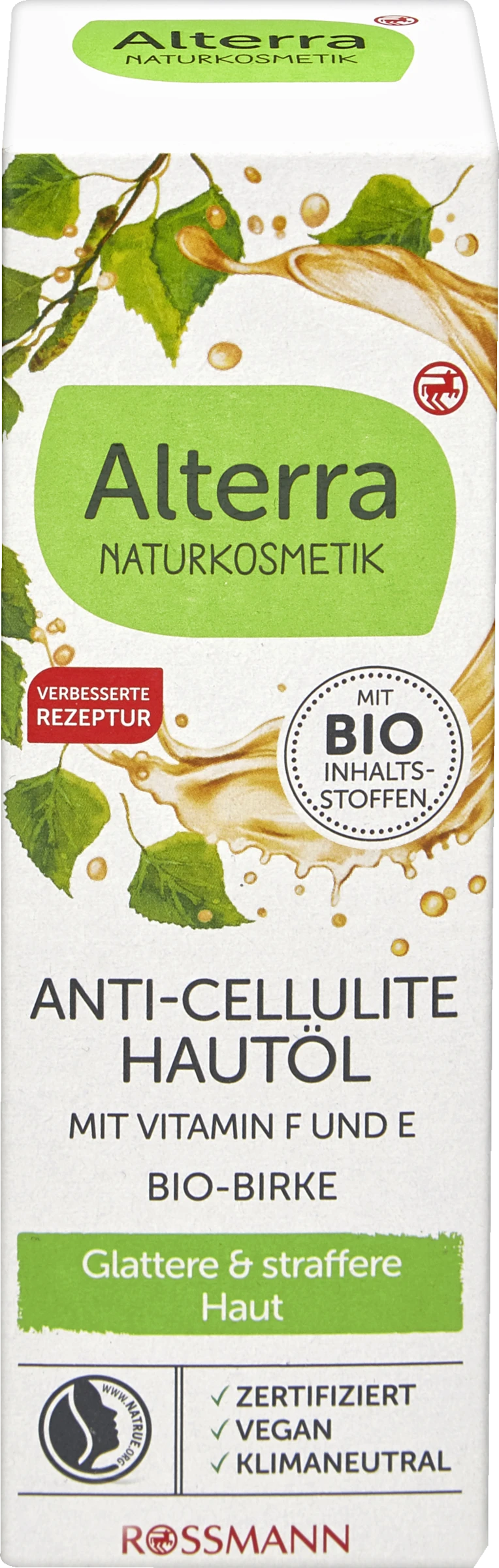 Alterra NATURKOSMETIK Anti-Cellulite Hautöl Mit Vitamin F&E Und Bio-Birke 3 Alterra NATURKOSMETIK Anti-Cellulite Hautöl Mit Vitamin F&E Und Bio-Birke
