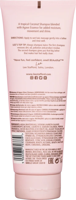 Lee Stafford Coco Loco Agave Shine Shampoo -Mandarina Duck Fragrances-Shop MAM 7229334 SHOP IMAGE 1.4
