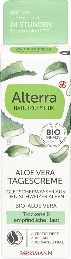 Alterra NATURKOSMETIK Tagescreme Bio-Aloe Vera & Gletscherwasser