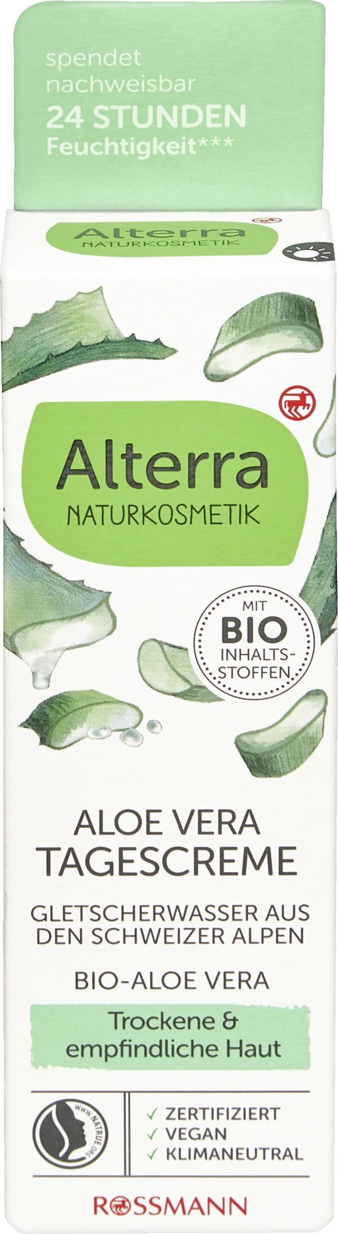 Alterra NATURKOSMETIK Tagescreme Bio-Aloe Vera & Gletscherwasser 3 Alterra NATURKOSMETIK Tagescreme Bio-Aloe Vera & Gletscherwasser