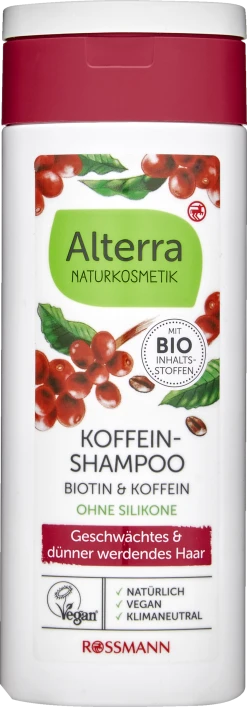 Alterra NATURKOSMETIK Koffein-Shampoo Biotin & Koffein