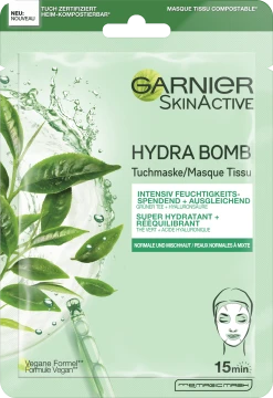 Garnier SkinActive Hydra Bomb Tuchmaske Grüner Tee