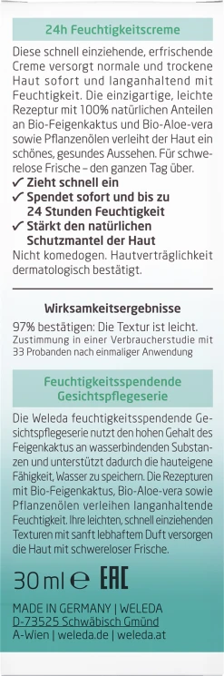 Weleda Feigenkaktus 24h Feuchtigkeitscreme -Mandarina Duck Fragrances-Shop MAM 7258773 SHOP IMAGE 1.4