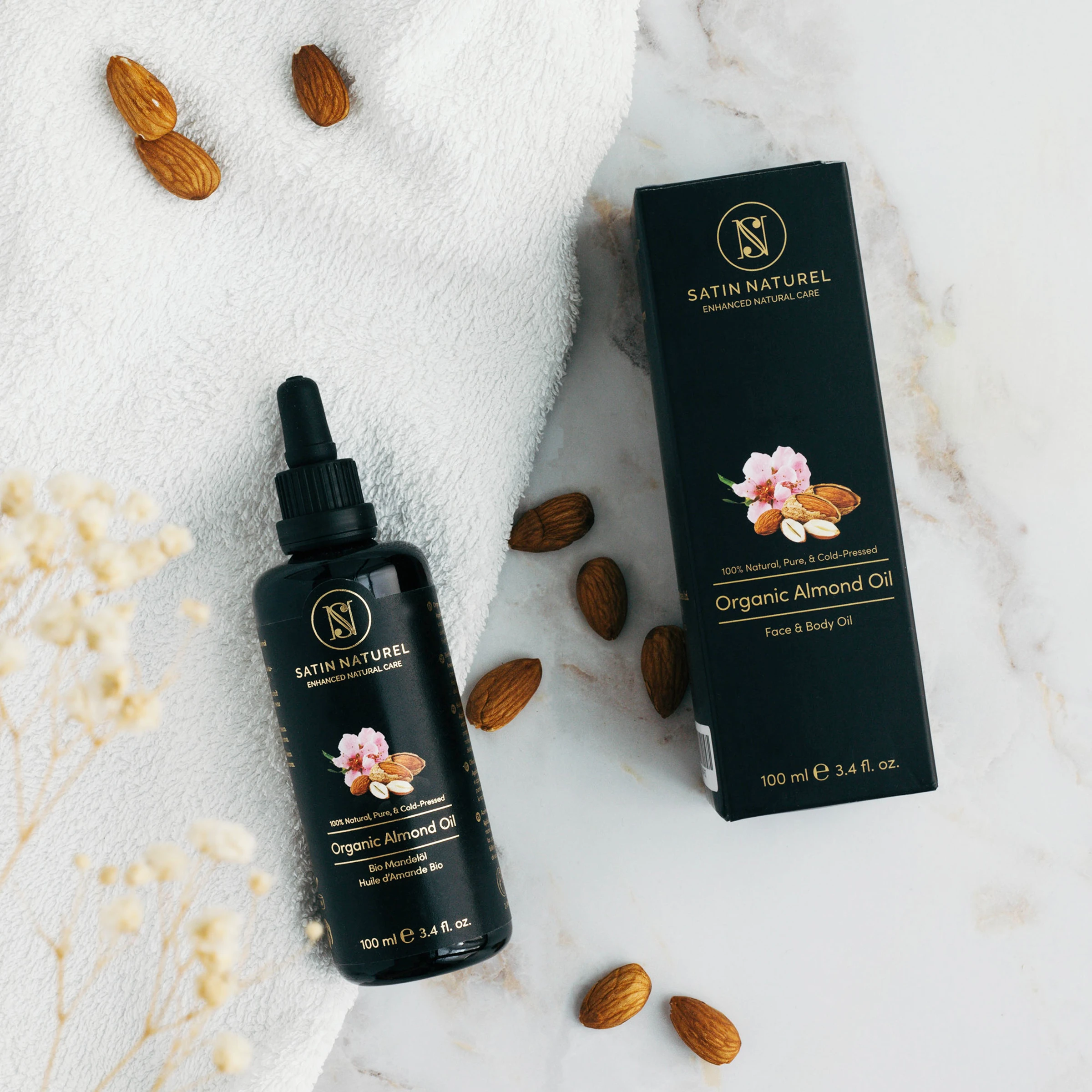 Satin Naturel BIO Mandelöl 6 Satin Naturel BIO Mandelöl – Bild 4