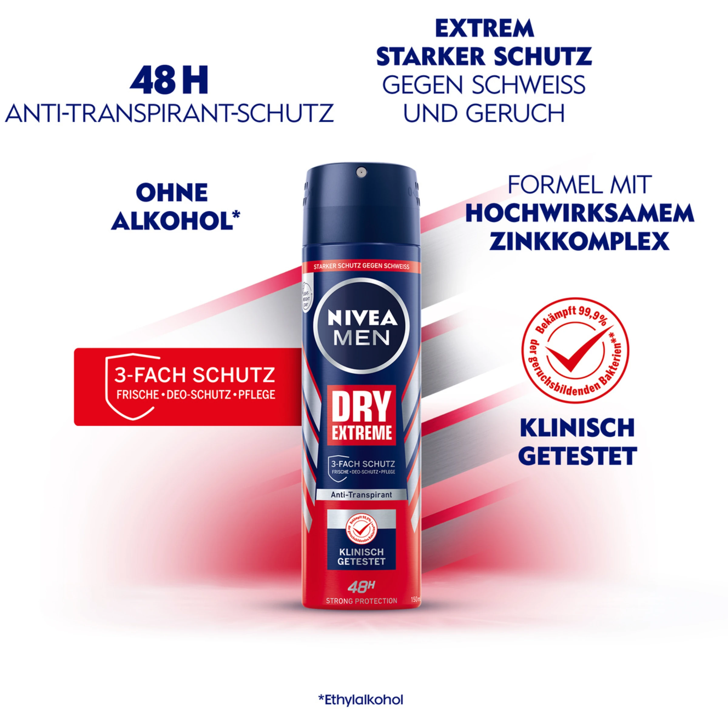NIVEA MEN Anti-Transpirant Spray Dry Extreme 7 NIVEA MEN Anti-Transpirant Spray Dry Extreme – Bild 5