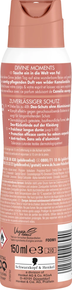 FA Deodorant Spray Divine Moments -Mandarina Duck Fragrances-Shop MAM 7369322 SHOP IMAGE 1.4