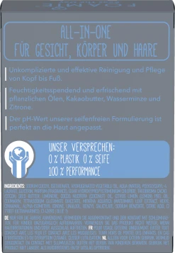 Foamie MEN 3in1 Feste Duschpflege Wasserminze & Zitrone 5 Foamie MEN 3in1 Feste Duschpflege Wasserminze & Zitrone -Mandarina Duck Fragrances-Shop MAM 7475355 SHOP IMAGE 1.4