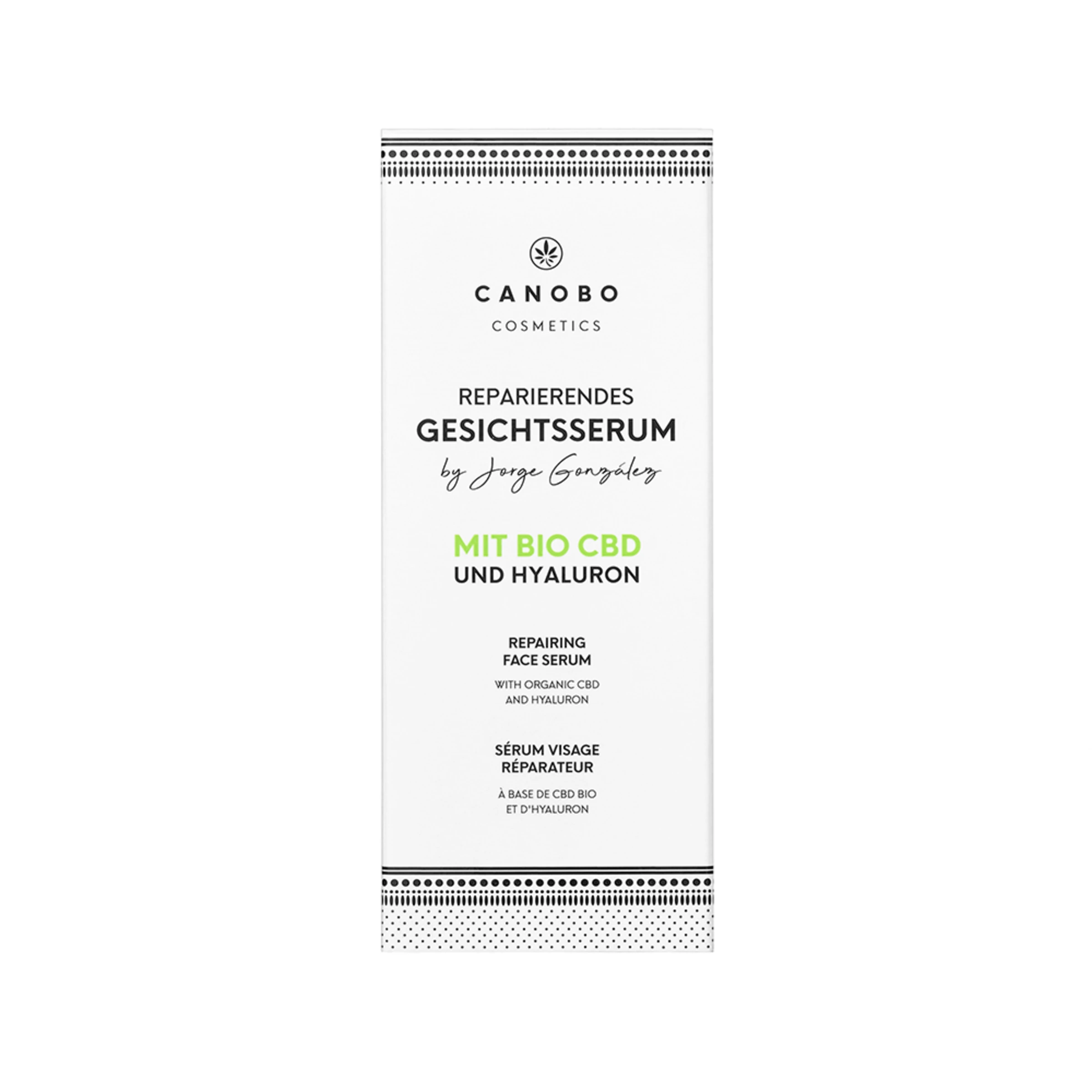 CANOBO Cosmetics By Jorge González Reparierendes Gesichtsserum Mit Bio CBD 3 CANOBO Cosmetics By Jorge González Reparierendes Gesichtsserum Mit Bio CBD