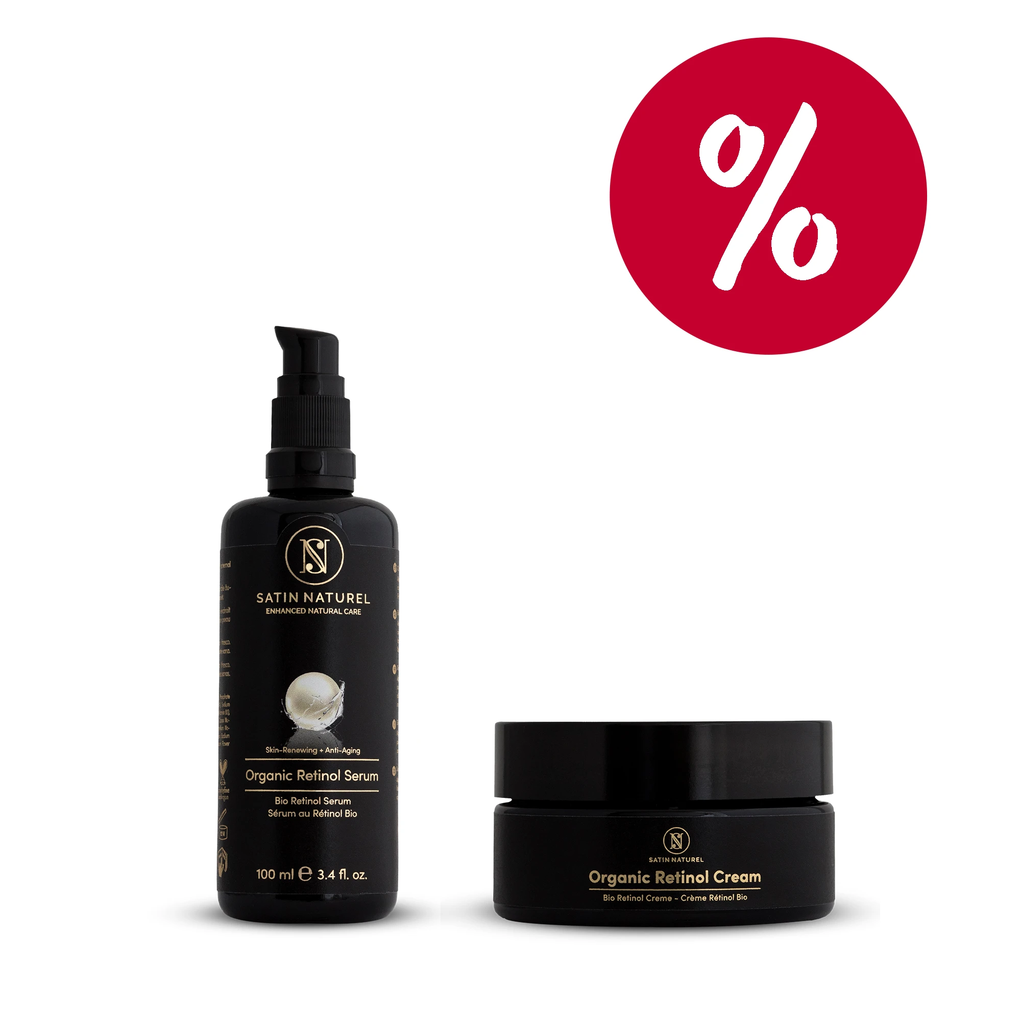 Satin Naturel Vorteilspack Retinol Duo 3 Satin Naturel Vorteilspack Retinol Duo