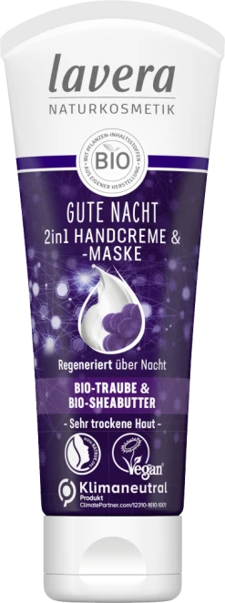 Lavera Gute Nacht 2in1 Handcreme & -maske