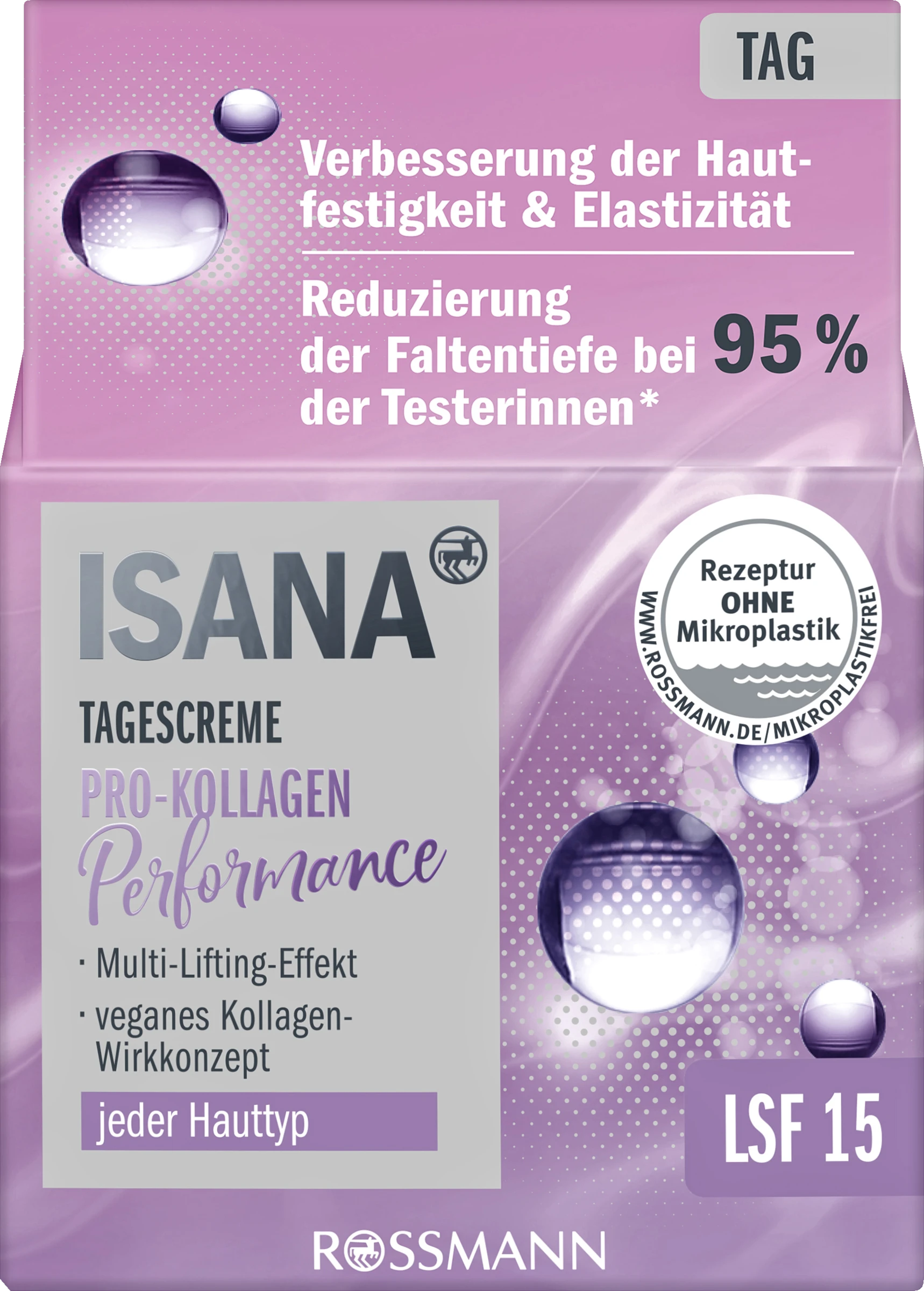 ISANA Pro-Kollagen Performance Tagescreme LSF15 3 ISANA Pro-Kollagen Performance Tagescreme LSF15