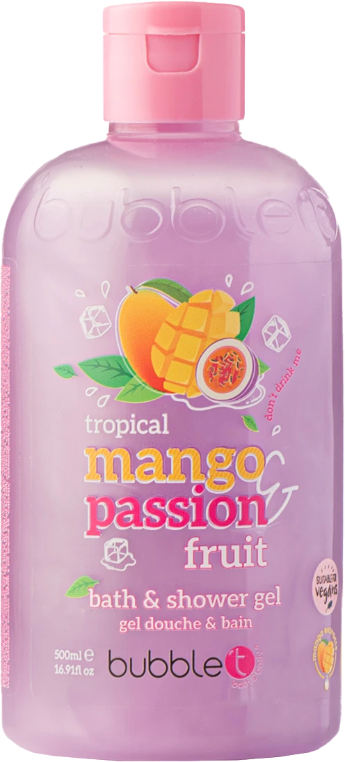 Bubble T Smoothie Mango & Passionsfrucht Bade- Und Duschgel 3 Bubble T Smoothie Mango & Passionsfrucht Bade- Und Duschgel