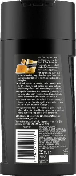 Bruno Banani Man´s Best 3in1 Shower Gel -Mandarina Duck Fragrances-Shop MAM 8286760 SHOP IMAGE 1.4