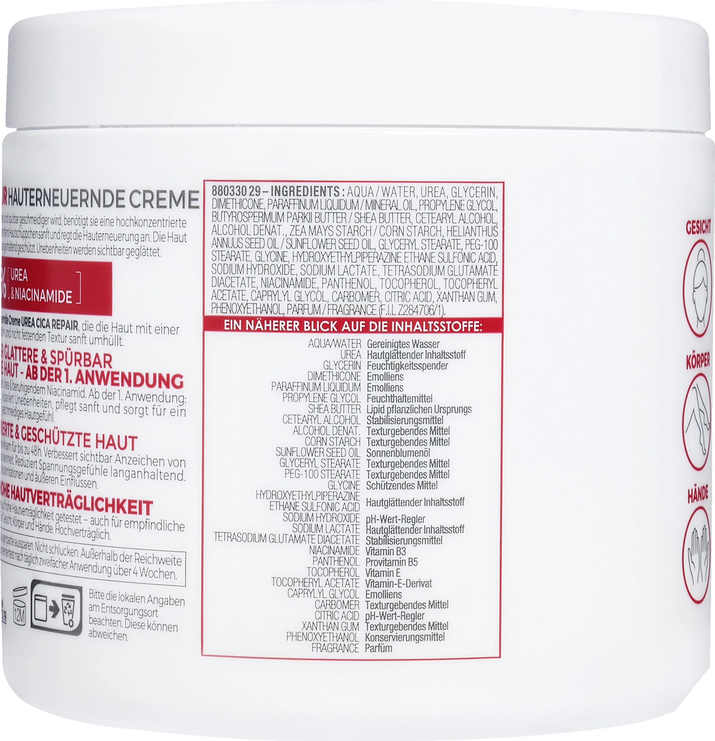 MIXA Urea Cica Repair Hauterneuernde Creme 5 MIXA Urea Cica Repair Hauterneuernde Creme – Bild 3