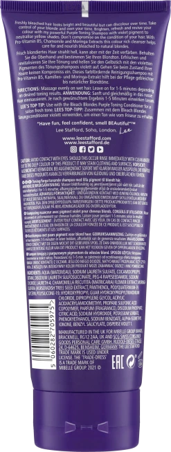 Lee Stafford Bleach Blondes Shampoo -Mandarina Duck Fragrances-Shop MAM 8310730 SHOP IMAGE 1.4
