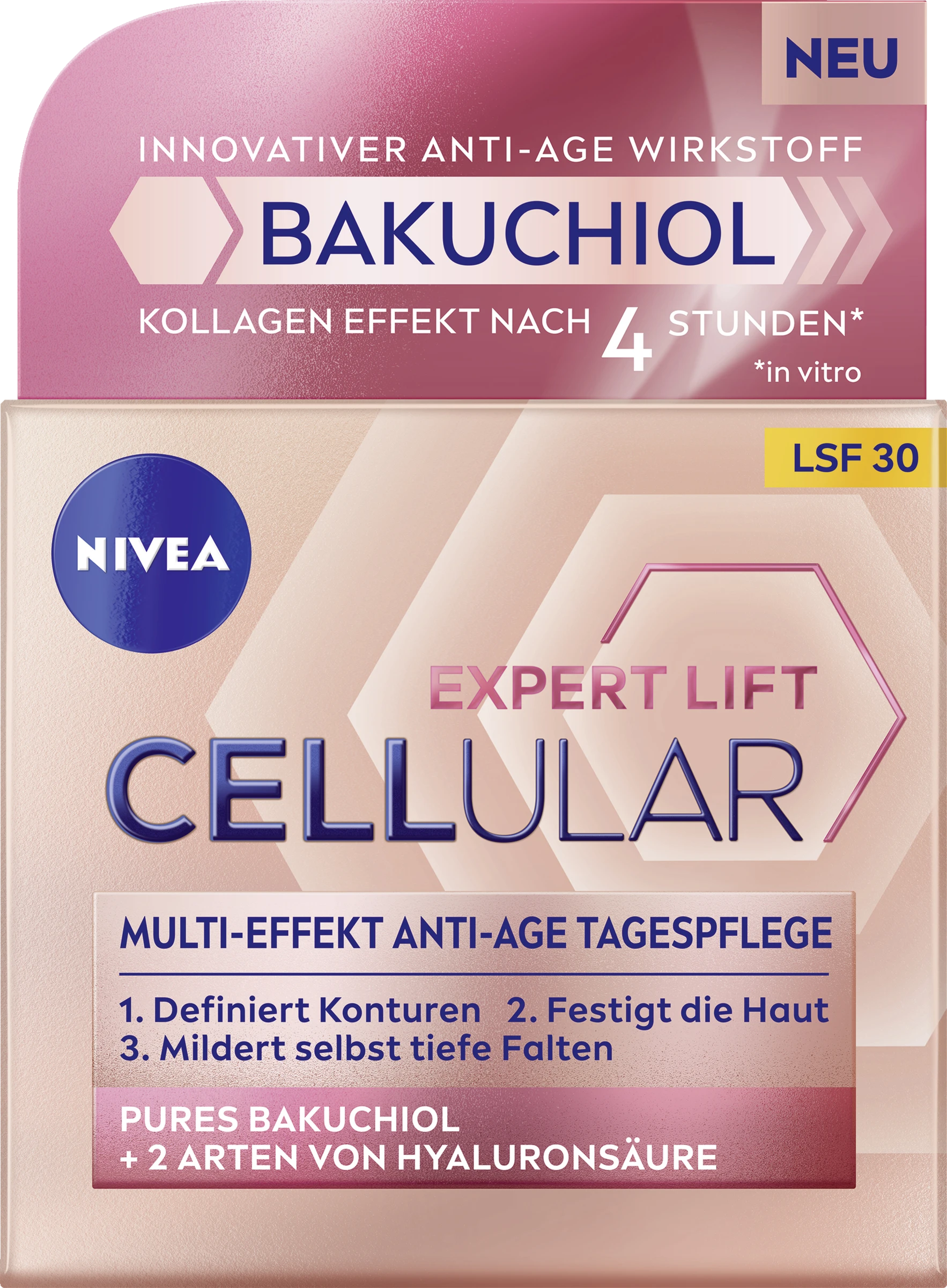 NIVEA Expert Lift Cellular Multi-Effekt Anti-Age Tagespflege LSF 30 3 NIVEA Expert Lift Cellular Multi-Effekt Anti-Age Tagespflege LSF 30