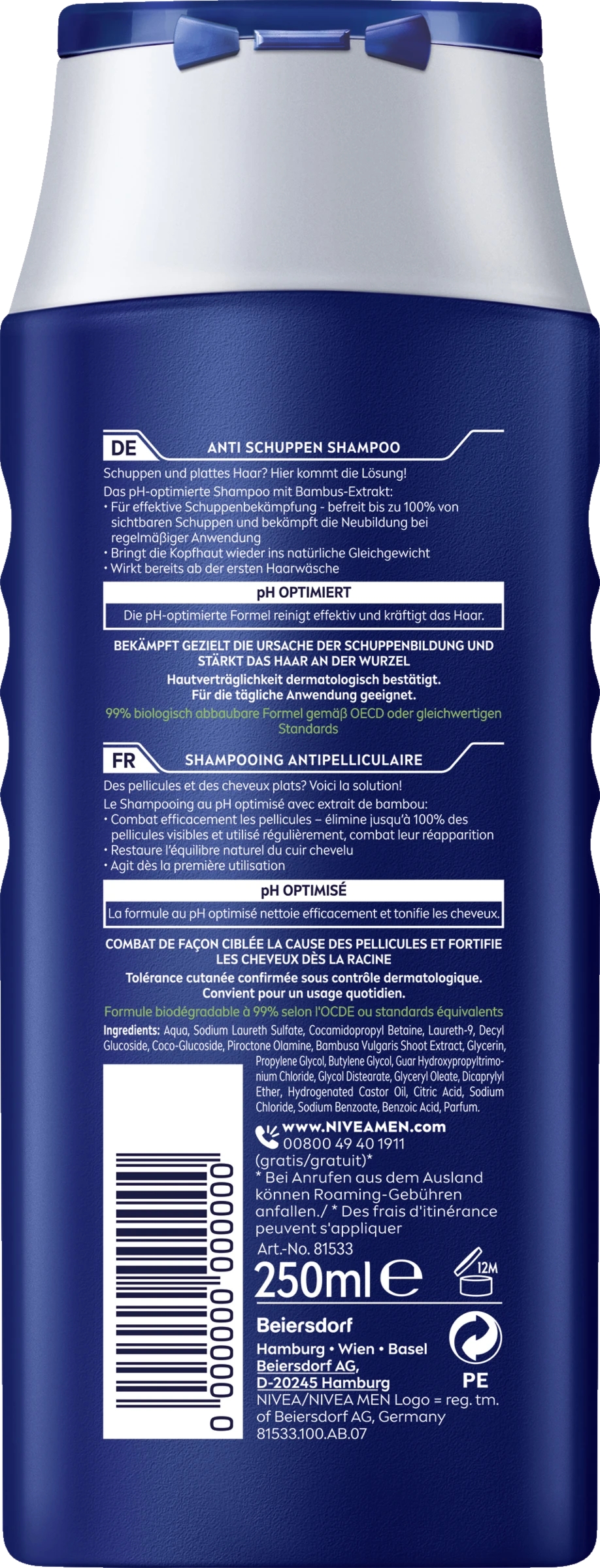 NIVEA MEN Anti Schuppen Shampoo 4 NIVEA MEN Anti Schuppen Shampoo – Bild 2