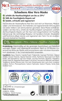 Schaebens Aloe Vera Maske 10er Beutel -Mandarina Duck Fragrances-Shop MAM 8345858 SHOP IMAGE 1.4