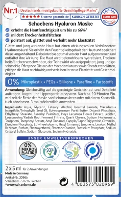 Schaebens Hyaluron Maske 10er Beutel -Mandarina Duck Fragrances-Shop MAM 8345859 SHOP IMAGE 1.4