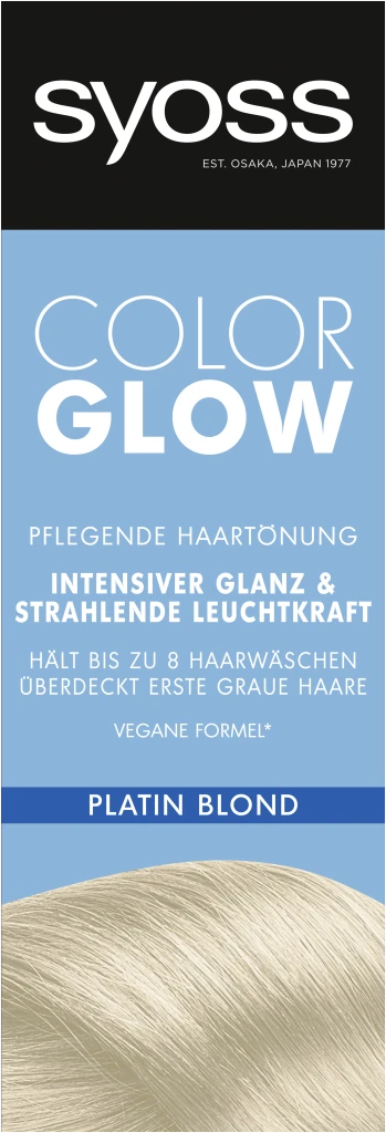Syoss Colorglow Pflegende Haartönung Platin Blond 3 Syoss Colorglow Pflegende Haartönung Platin Blond