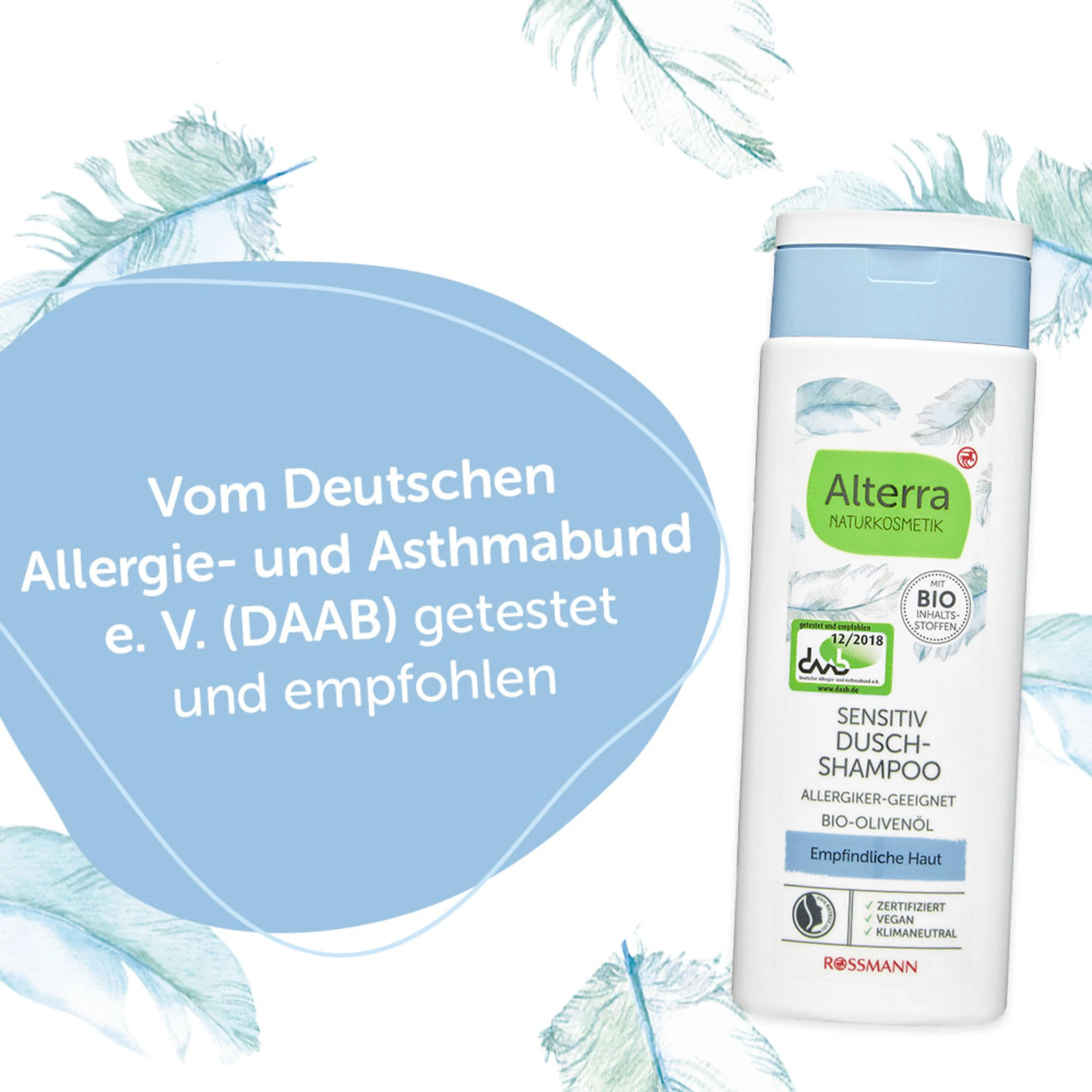 Alterra NATURKOSMETIK Sensitiv Dusch-Shampoo Parfümfrei 6 Alterra NATURKOSMETIK Sensitiv Dusch-Shampoo Parfümfrei – Bild 4